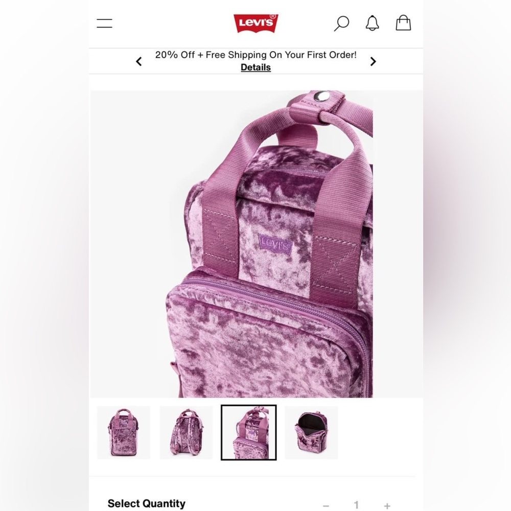 Levi’s mini backpack